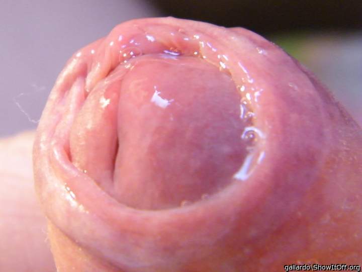Close up Precum