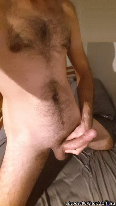 That';s a nice hard circumcised cock with a big helmet, neat