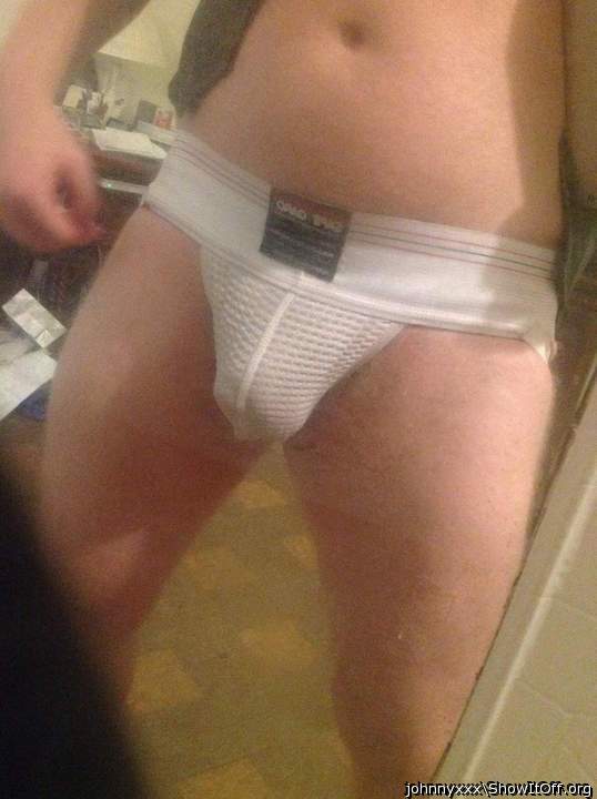 Impressive jockstrap bulge