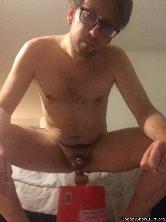 Dildo in ass. Tiny cock