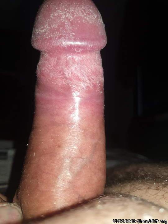 Is it just dry or is that cock cheese I see ?