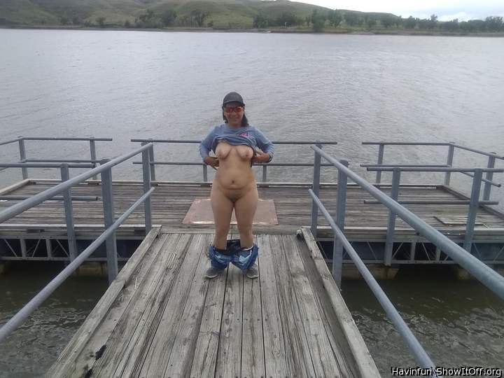 At lake
