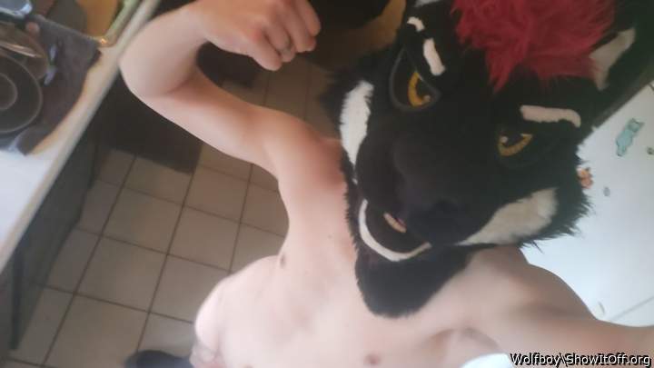 Flex! Woof!
