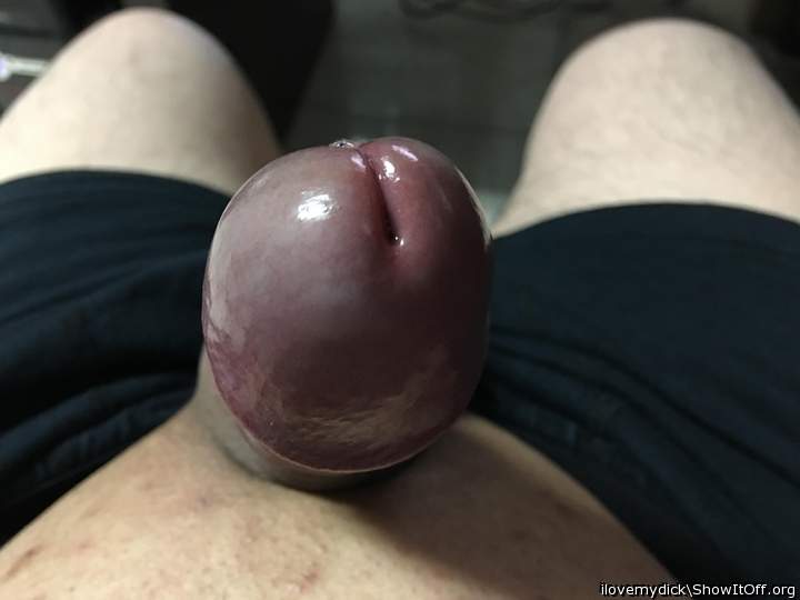 Hot cock and shiny head 