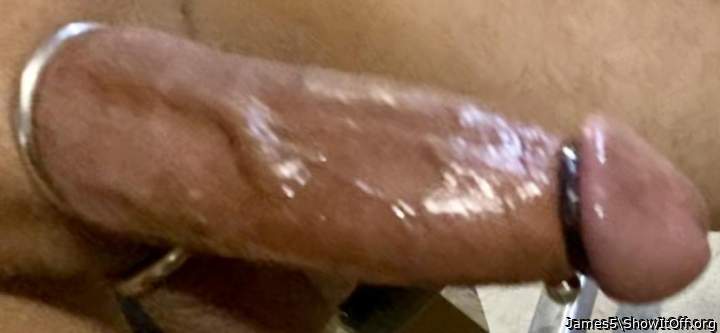 My hard cock.