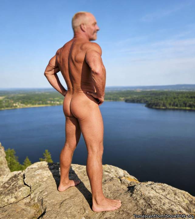 Taking in the view.