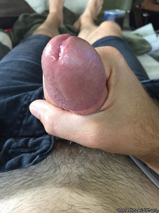 Beautiful big wet glans 