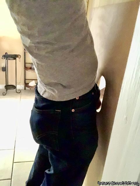 Getting my dick sucked at glory hole