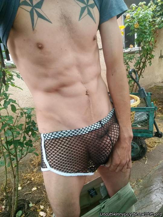 Outside