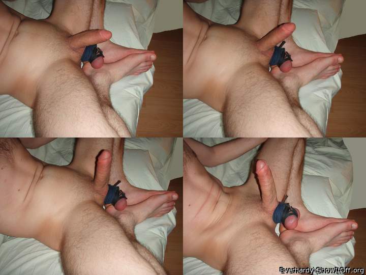 My cock getting harder