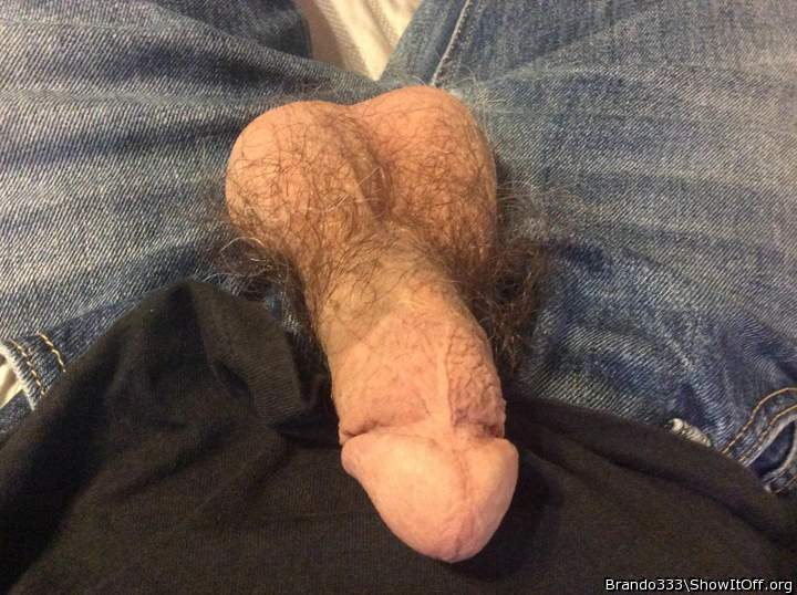 You have a nice cock with impressive big balls!  
