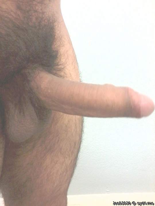 Hard on with foreskin