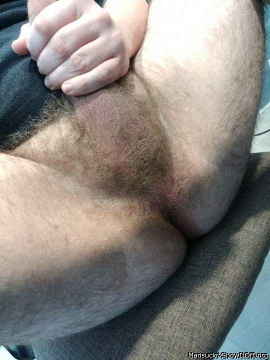 Nice furry nutsack