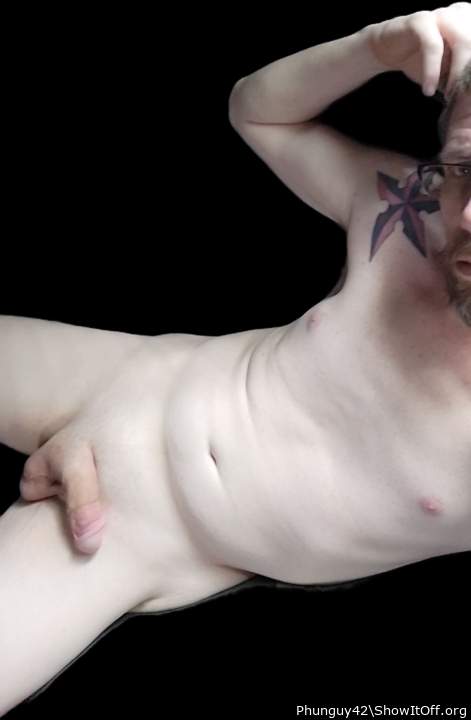 Just hanging out naked