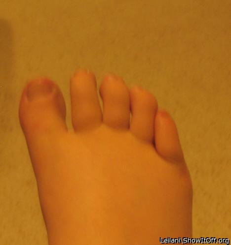 My toes.