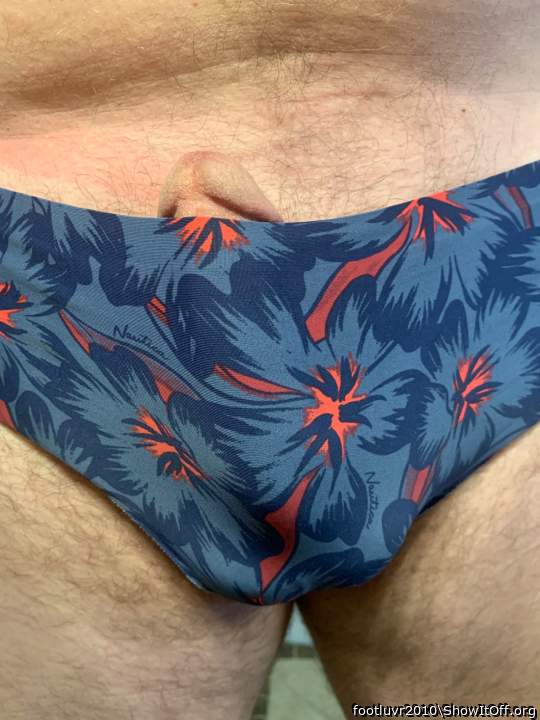 Oops, an erection is showing