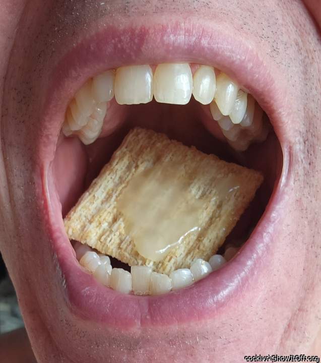 Now it's time to enjoy your delicious cum covered treat.    