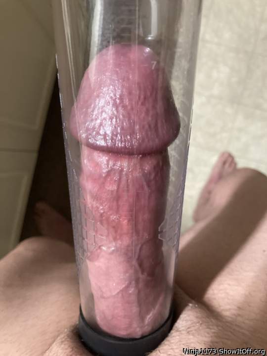 Trying out a pump