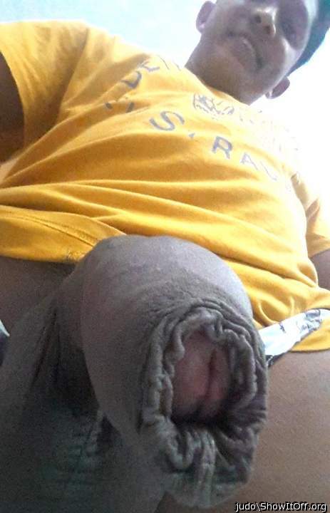 Gorgeous fat cock. Mmm...
