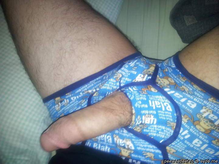 Nice cock, love the underwear!