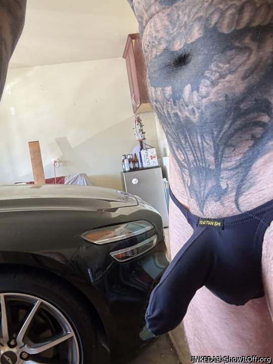 Photo of a purple headed monster from INKED13
