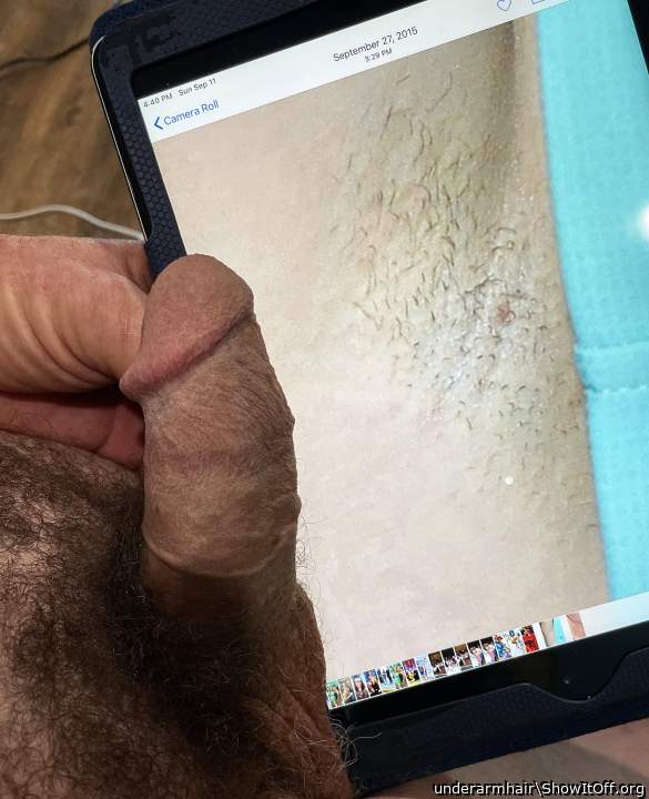 Patch of armpit hair stubble makes my cock so hard!