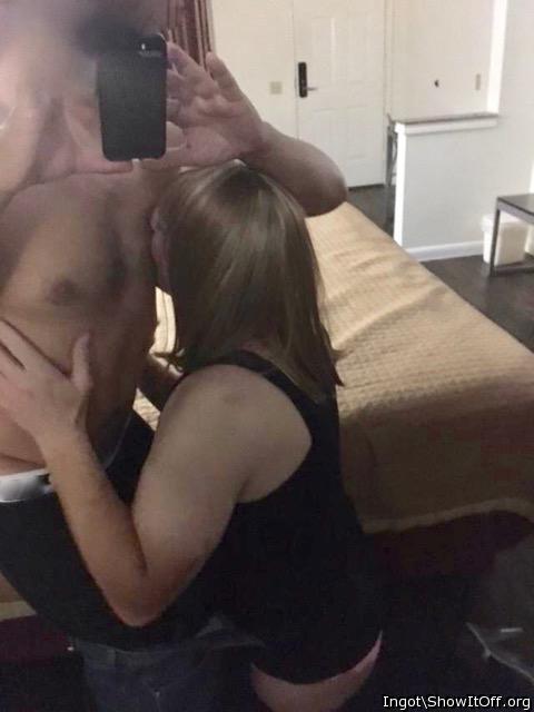 mmmmm Tongue my nipples