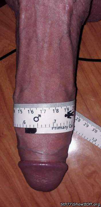 Incredible thickness!  I have 6 inches, but it's more around