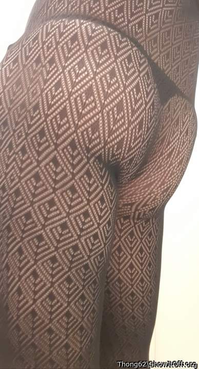 Fashon tights with black thong