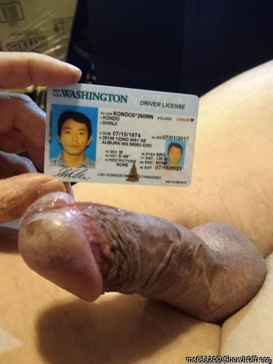 Shinji Kondo Driver license
