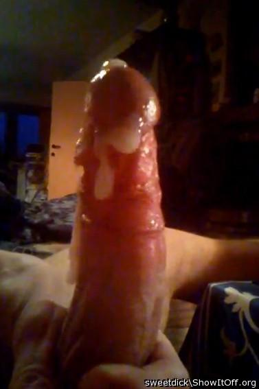 Fat cock in cum