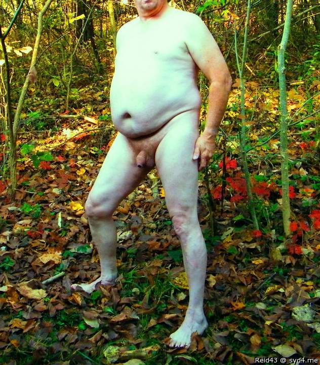 Caught by surprise in the woods!