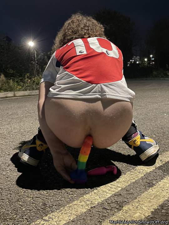 A good dildo up my ass where anyone might find me