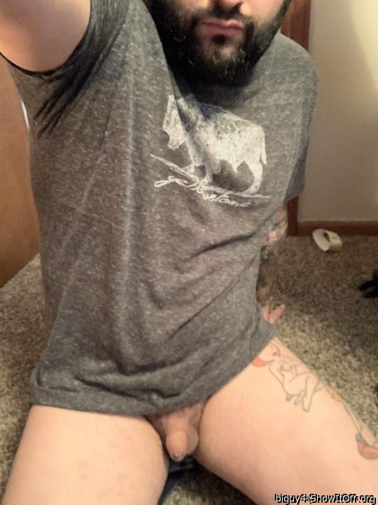 Always love the shirt-no pants look!