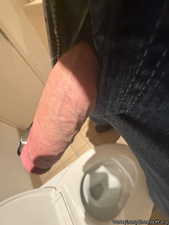 About to piss.