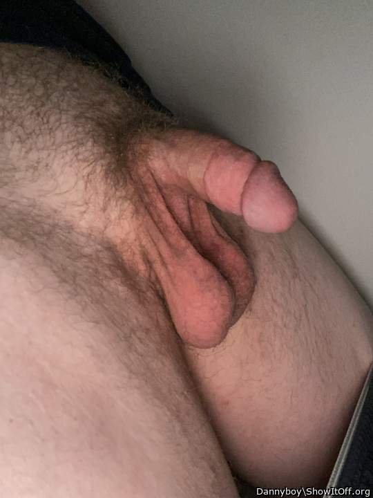 How my dick normally sits in my pants