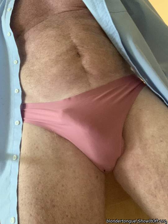 I want to lick your bulge through your undies