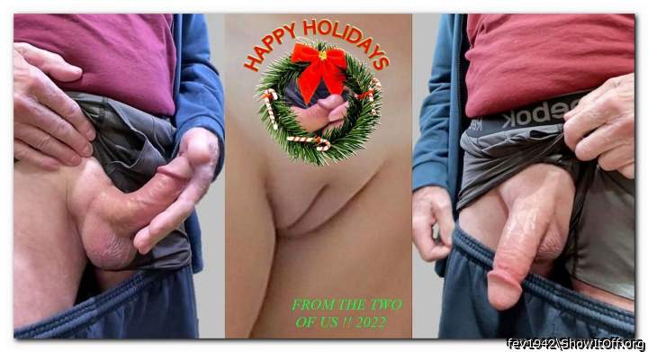HAPPY HOLIDAYS FROM THE TWO OF US