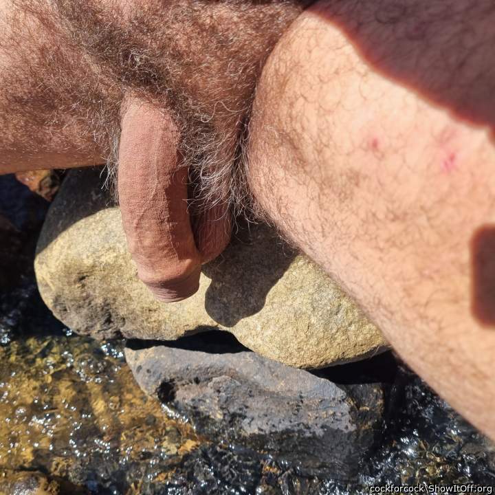 Hot hanging cock and balls