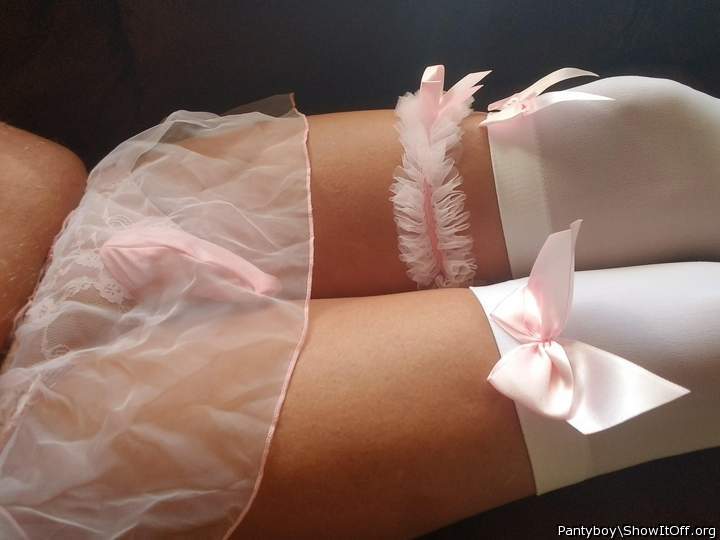 Photo of a stiffie from Pantyboy
