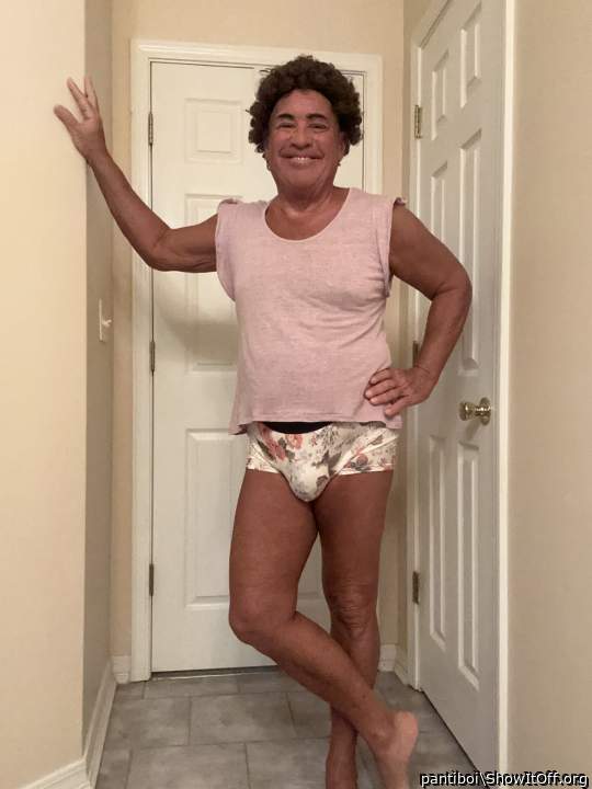 Again I wearing girly garments