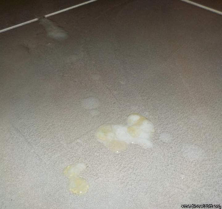 cum on floor