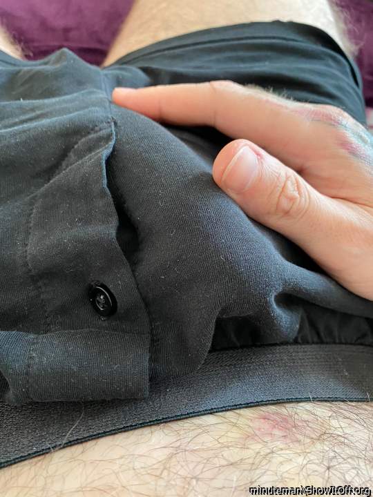 My buddy being shy about his dick size lol