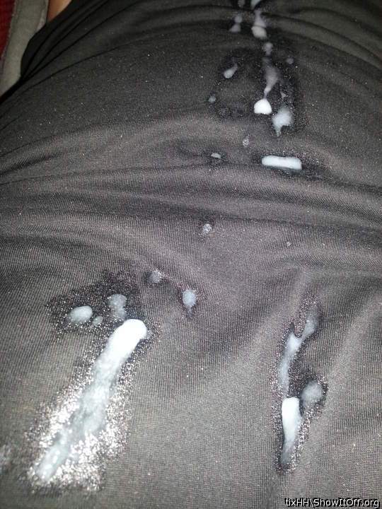 cum on shirt