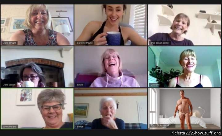 Oops!  Forgot to turn off webcam after work meeting ... again.