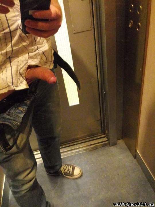 Naughty in the lift..