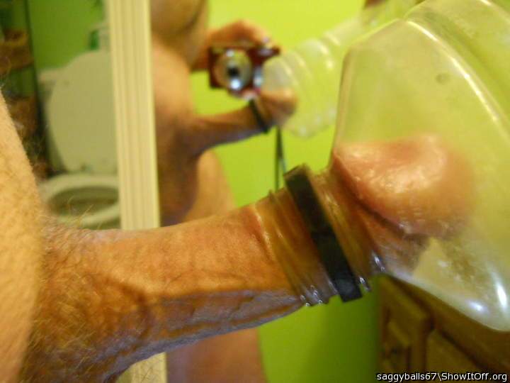 Mirror dick bottle - [6-9-14-40]
