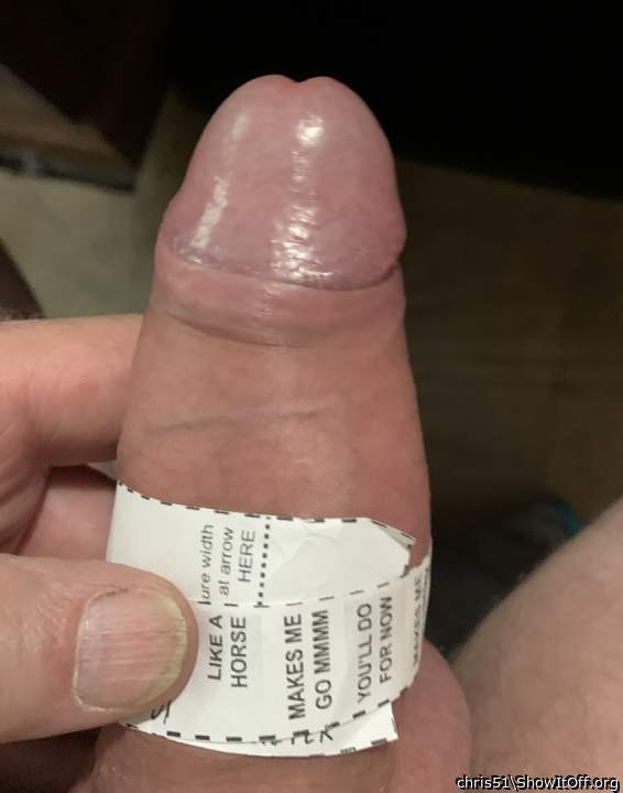Thanks man, love the head on your cock!