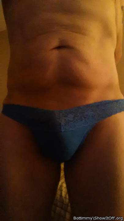 In a panty mood.  Feels good.