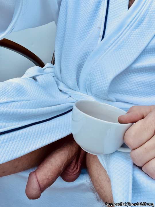 Honeymoon coffee and cock